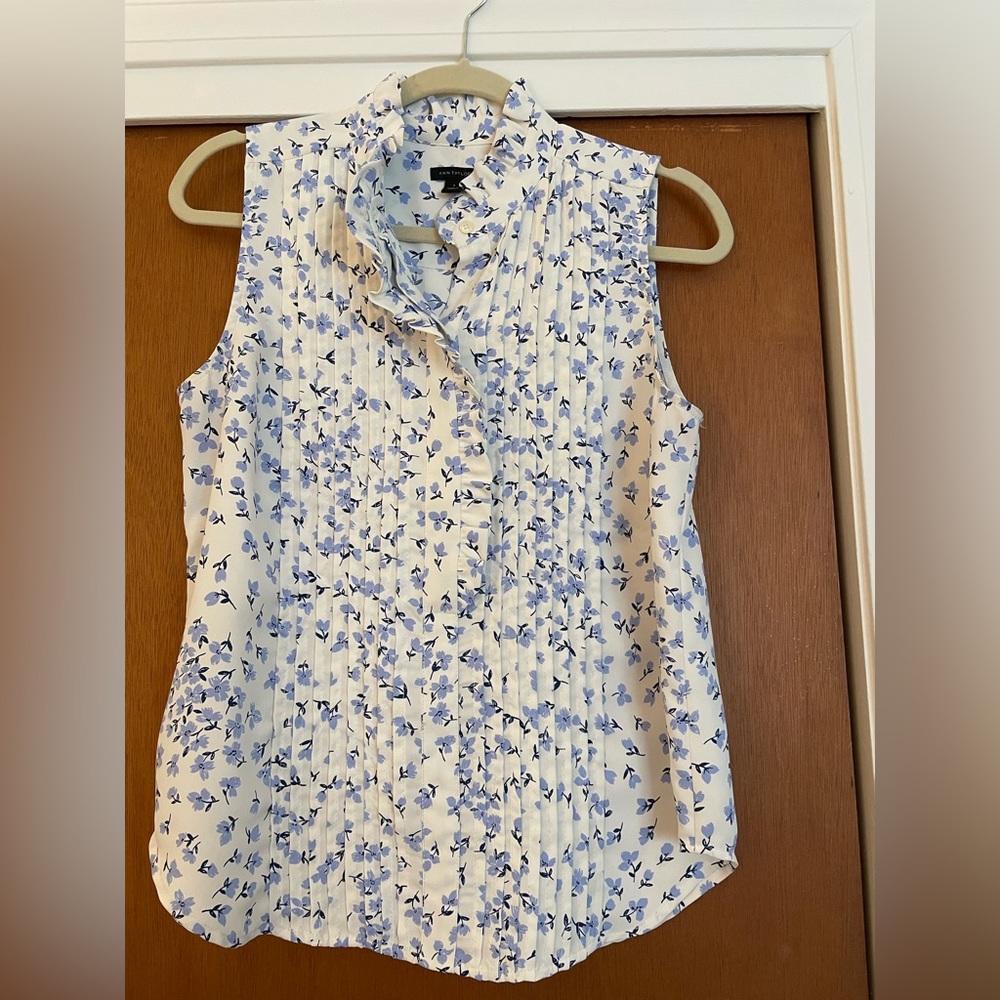 Ann Taylor floral blouse